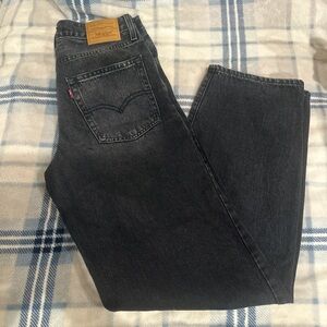 Levi's Baggy Dad Black Jeans